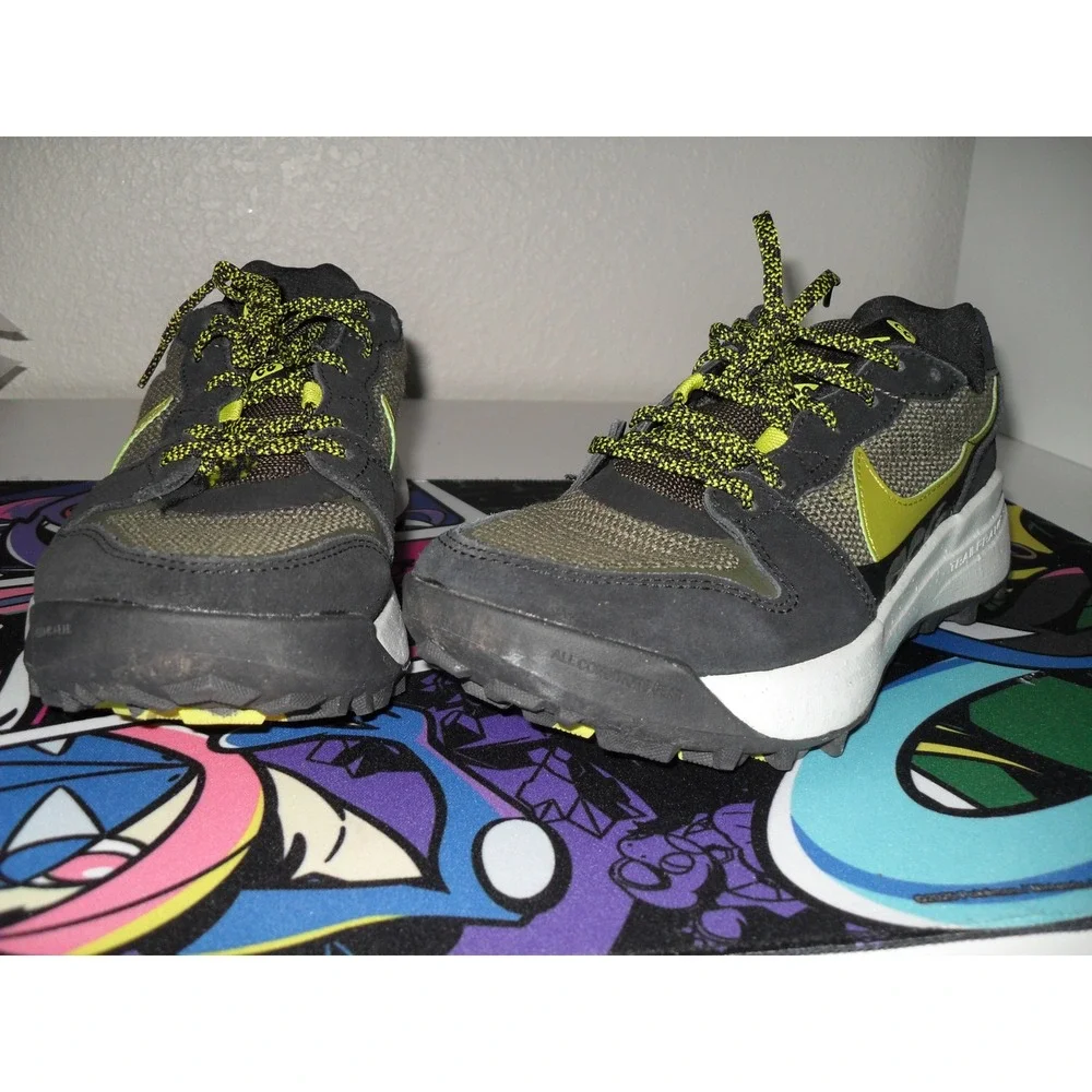 Nike ACG Lowcate Cargo Khaki Trailframe Mens Trail Running Shoes Sz US M 5 W 6.5